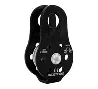 Disque de sauvetage | Disque de roulement d'escalade en aluminium | 20 KN Disques fixes de sangle oculaire | Équipement de survie en plein air | Transport à haute hauteur pour l'escalade, le transport