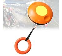 Disque de Sauvetage d'urgence jetable avec Ligne d'extension de 131 Pieds, capacité de Stockage de Bracelet, équipement de sécurité léger for Les Fournitures d'installations de Natation(2 Item)