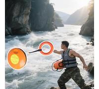 Disque de sauvetage d'urgence pour la sécurité de l'eau, design cannelé portable pour une manipulation facile dans les lacs et les rivières, solution de soulagement des inondations