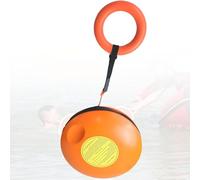 Disque de sauvetage orange robuste, corde flottante et poignée en caoutchouc, dispositif de sauvetage de qualité professionnelle pour premiers intervenants et aventures en plein air 1 pièce