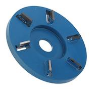 Disque de sculpture sur bois en acier à 6 dents, fraise en alliage de haute qualité, outil de travail du bois pour meuleuse d'angle, accessoires de bois dur, sculpture de racines (lame plate)