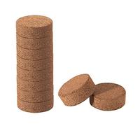Disque de Sol en Fibre de Coco, Favorisant la Croissance des Racines, Disque de Sol en Fibre de Coco Compressée pour Légumes, Terreau Extensible en Fibre de Noix de Coco pour(50 pièces/30*10mm)