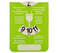Disque de stationnement et de recharge, bleu/vert