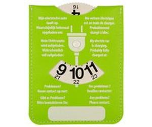 Disque de stationnement et de recharge, bleu/vert