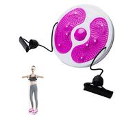 Disque de torsion de taille, chuchotements de taille avec cordes, machine de sculpture de taille Twister the Waist Whisperer pour entraînement à la maison, plateau tournant avec bande de résistance et