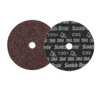 Disque de traitement de surface de précision ultrarésistant Scotch-Brite, HD-DH, Coarse 120+, 178 mm x 22.23 mm