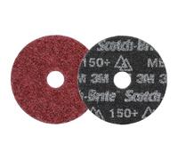 Disque de traitement de surface de précision ultrarésistant Scotch-Brite, HD-DH, Extra Coarse 80+, 114.3 mm x 22.23 mm