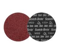 Disque de traitement de surface de précision ultrarésistant Scotch-Brite, HD-DH, Extra Coarse 80+, 178 mm x NH