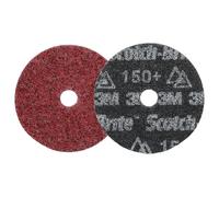 Disque de traitement de surface de précision ultrarésistant Scotch-Brite, HD-DH, Medium 150+, 102 mm x 16 mm