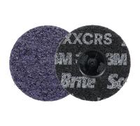 Disque de traitement de surface de précision ultrarésistant Scotch-Brite Roloc, HD-DR, X-Extra Coarse 60+, TR, 76 mm