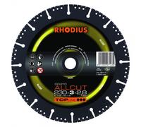 Disque de tronçonneuse diamanté RHODIUS DG210 ALLCUT Ø230 mm - 303391