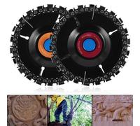 Disque De Tronçonneuse En Carbure De 4 Pouces Pour Meuleuses D'angle - 22 Dents, 10 000 À 13 000 Tr/Min, Affûtable, Idéal Pour Le Bois Et Le Plastique