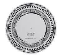 Disque de vitesse pour tourne-disque, disque stroboscopique pour platine vinyle, disque de test de vitesse professionnel avec conception double face pour platines LP, outil de