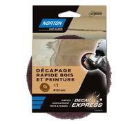 Disque décapant express NORTON, 125 mm, bois et vernis