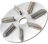 Disque d'élimination des poils de porc et outil de grattage des poils d'animaux - Équipement d'abattoir économisant la main-d'œuvre pour coqs, poules, bétail (conception durable en acier inoxydable