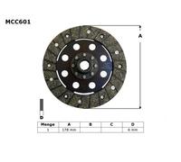 TRW Disque d'embrayage MCC601 LUCAS