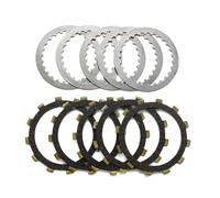 Disque d'embrayage Moto Kit de disques de Friction d'embrayage 8P pour TS50R 1971, TS50L 1974, TS50K, TS50J, TS75B, TS75M, TS75A, TM75M, TM75L, TM75A AC100 AS100
