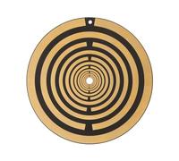 Disque d'énergie plaqué disque d'énergie polarisé disque d'énergie d'équilibrage des radiations EMF réduction d'énergie négative d'une taille de 3 pouces pour la méditation 7 6 cm