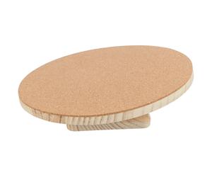 Disque d'exercice pour rongeurs en bois/liège Trixie Beige 30 cm
