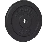 Disque d'haltère en fonte VirtuFit Noir 15,5 kg
