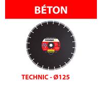 Disque diamant Ø125 Béton TECHNIC DIAM FIRST BV 10 SAMEDIA