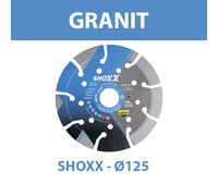 Disque diamant Ø125 Granit SHOXX G13 SAMEDIA
