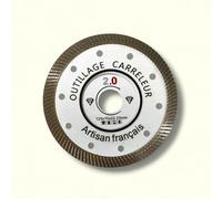 Disque diamant 125 mm Katana 2.0 - Carrelage, grès cérame, marbre - Meuleuse standard - Bord continu - Pro qualité - Outillage Carreleur 2.0