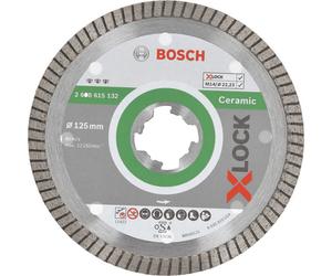 Disque diamant 125 mm pour grès céram - système XLock BOSCH