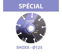 Disque diamant Ø125 Spécial SHOXX MULTI-MAT SAMEDIA