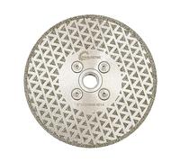 Disque Diamant 125mm Électroplaqué Lame - pour Découpage et Meulage pour Granit Marbre Céramique Carreaux de Porcelaine Quartz M14 Filetage SANLEETEK