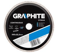 Graphite Disque diamant couronne continue – Coupe humide pour céramique et pierre – Conforme EN 13236