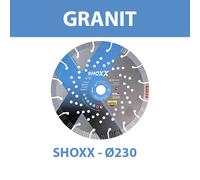 Disque diamant Ø230 Granit SHOXX G13 SAMEDIA