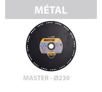 Disque diamant Ø230 Métal MASTER UTM SAMEDIA
