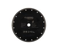 Disque diamant 230 mm Pierre Marbre Granit Alesage 22.5mm VITO
