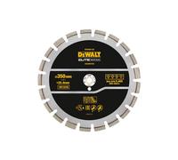 Disque diamant Ø350x25,4mm ELITE DEWALT DT20467-QZ pour béton asphalte