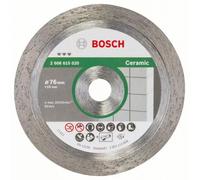 Bosch Accessories Disque à tronçonner diamanté Best for Ceramic (pour la céramique, Ø 76 mm, Ø d'alésage : 10 mm, accessoires de meuleuses angulaires
