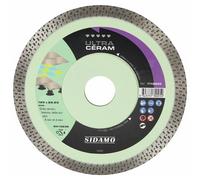 Disque diamant à jante continue Ultra Céram - 125 x 22,2 mm SIDAMO
