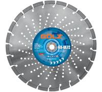 Disque diamant béton/granit Ø350 mm alésage 25,4 mm 12 mm segments soudés laser GX-U12 GOLZ - GX-UL12351