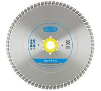 Disque diamant béton pour scies de sol diam. 600x5x25,4 PREMIUM TYROLIT - 615335