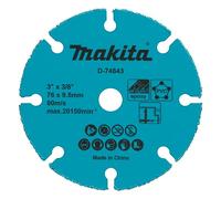 Makita Accessoires D-74837 Disque à tronçonner HM/TCG 76x10x1,75mm