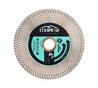 Disque Diamant Carrelage 105x22,23mm LEKOMESH - Lame de Scie Diamant Pour Couper et Meulage Carrelage,Céramique,Marbre,Granit,Pierre Artificielle,Meuleuse D'angle Avec Bord X - Grid