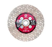 Disque Diamant Carrelage 115mm - FOCSTOL Double Face Coupe Meulage Lame Scie Diamant avec M14 Bride pour Porcelaine Céramique Marbre Granit Pierre Artificielle