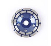 Disque Diamant, Diamant à Meuler Béton 180 x 22,2 mm Double Rangée, Meule Diamantée Universelle pour Poncer Béton, Pierre, Granit