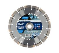 Disque diamant extrême segmenté pour matériaux de construction NORTON,Diam.230mm