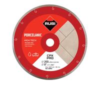 Disque diamant grès porcelaine Ø250x25,4 J-SLOT-CPX - RUBI 30962