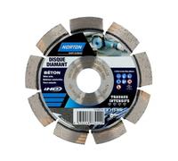Disque diamant intensif segmenté pour matériaux de construction NORTON,Diam115mm