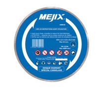 Disque diamant - MEJIX - 180018 - 230 mm BR 25.4/22.2 mm
