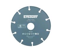 Disque diamant métal 125 mm x 1,3 mm x 22,2 mm Erbauer