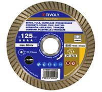 Disque DIAMANT -MULTI MATERIAUX -Gamme Best Sellers / Ø: 125 / Ep: 1.5 TIVOLY - XT30341034205