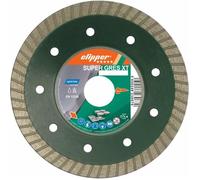 Disque diamant - NORTON Super Grés XT - Ø 230 mm - Alésage 25 4 mm - Jante continue crénelée 10 mm